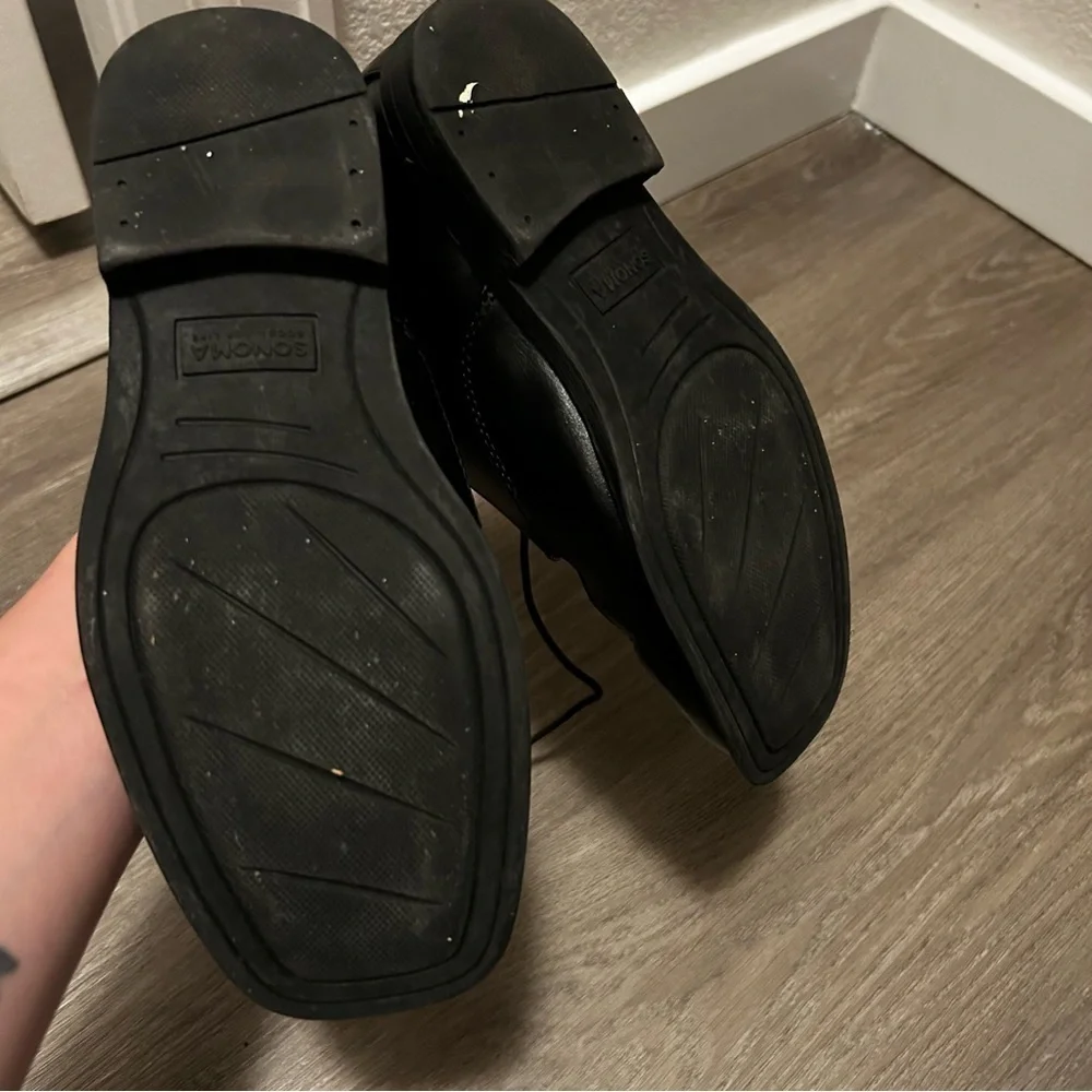 Sonoma Boys Black Oxford Dress Shoes